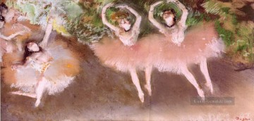 Edgar Degas Werke - Ballettszene auf der Bühne Edgar Degas